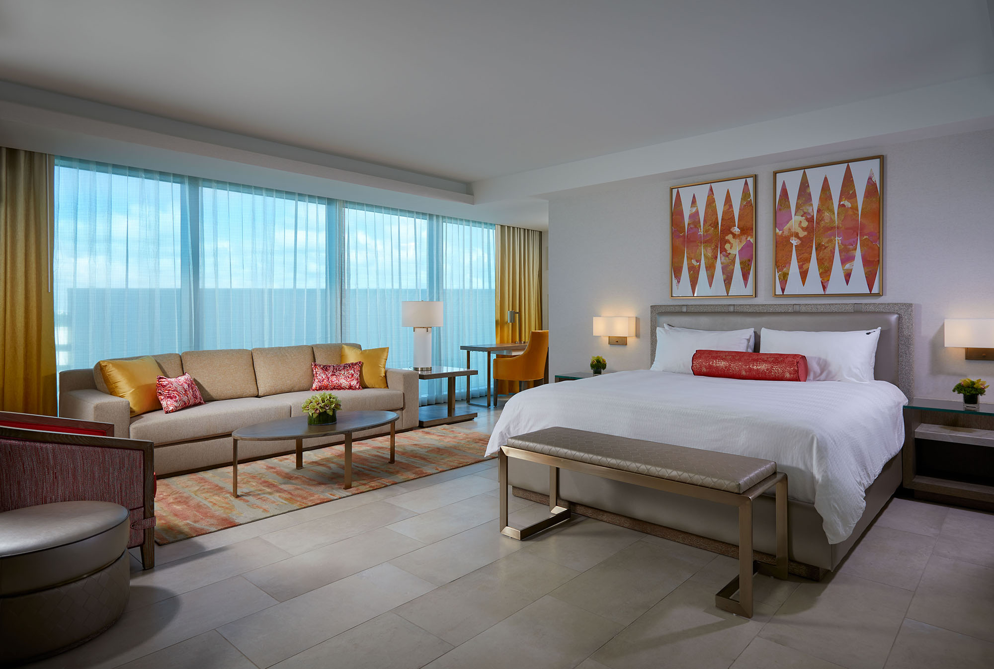 Luxury King Suite bedroom