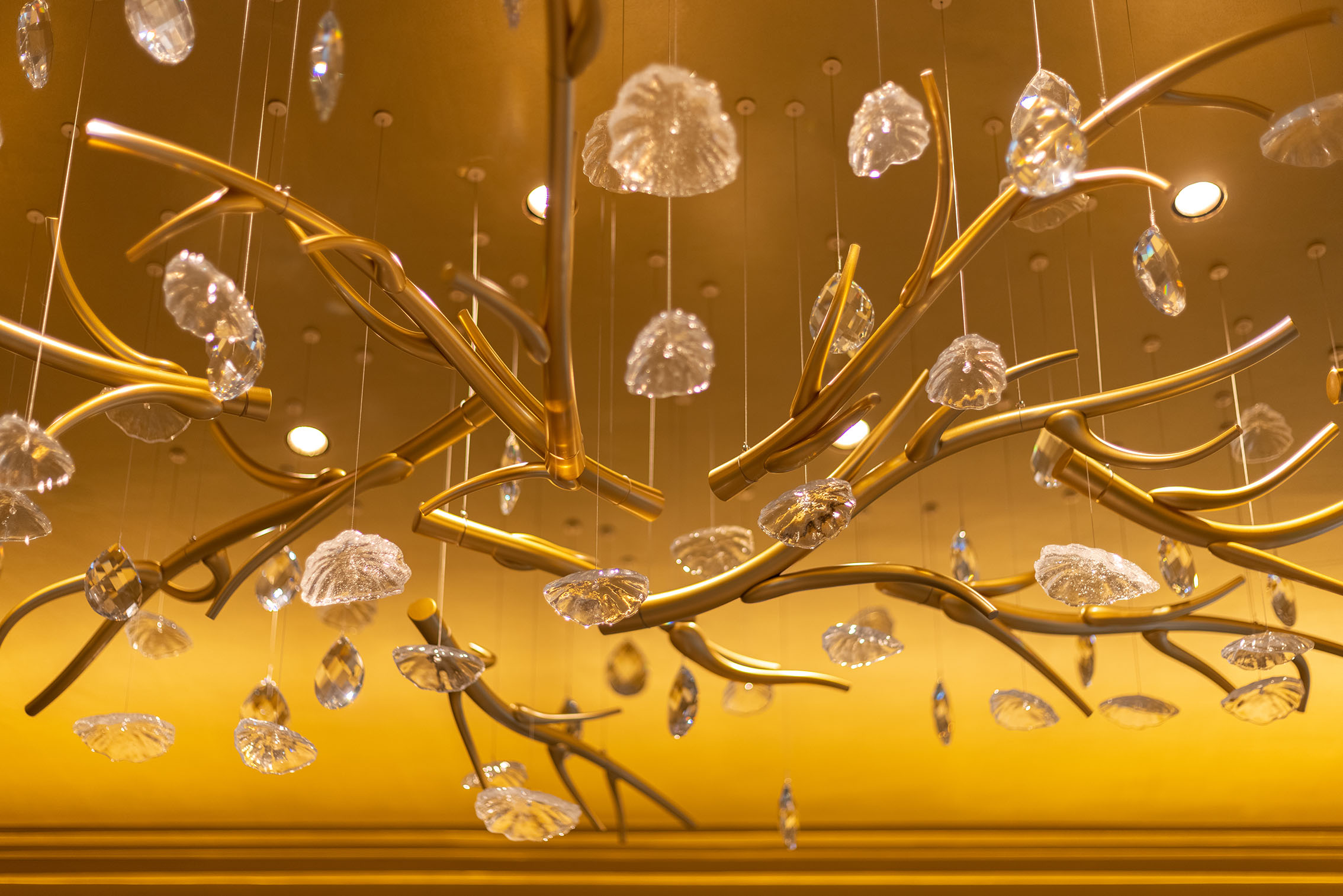 The Gallery lights closeup