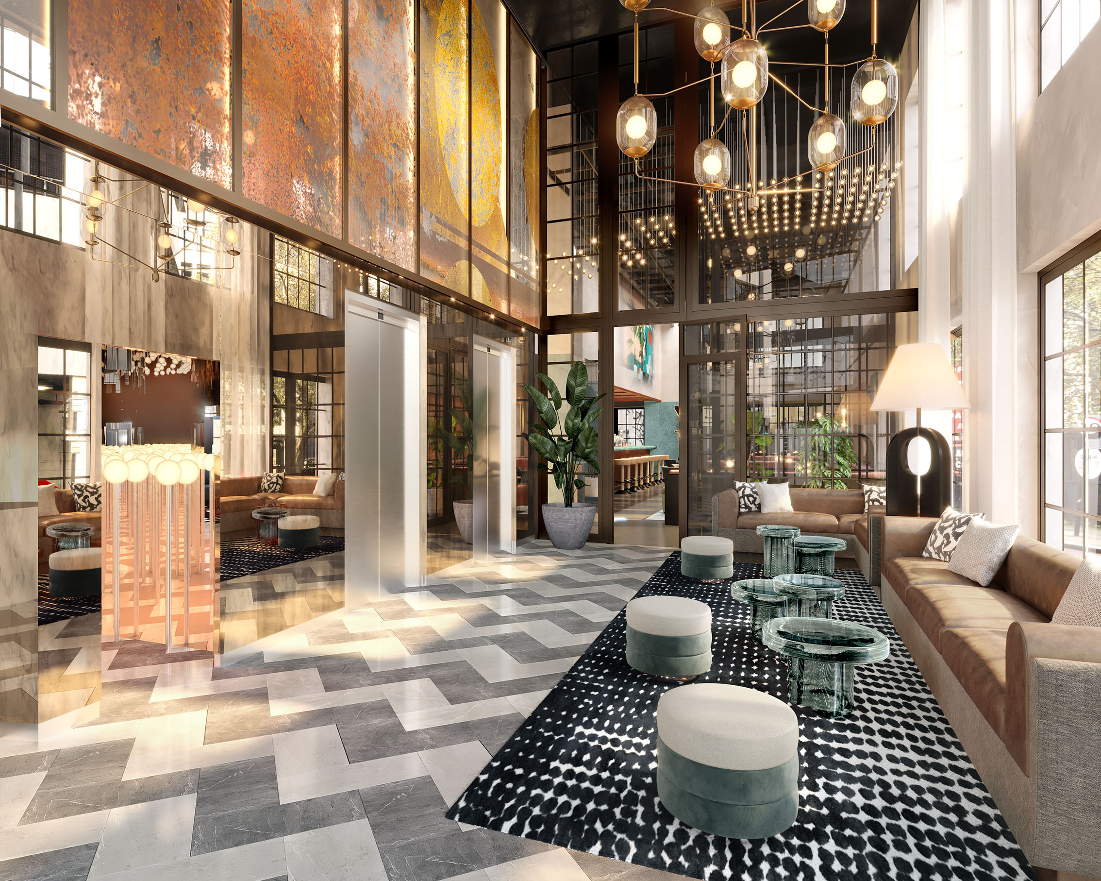 Reception view (rendering). Credit: Goddard Littlefair