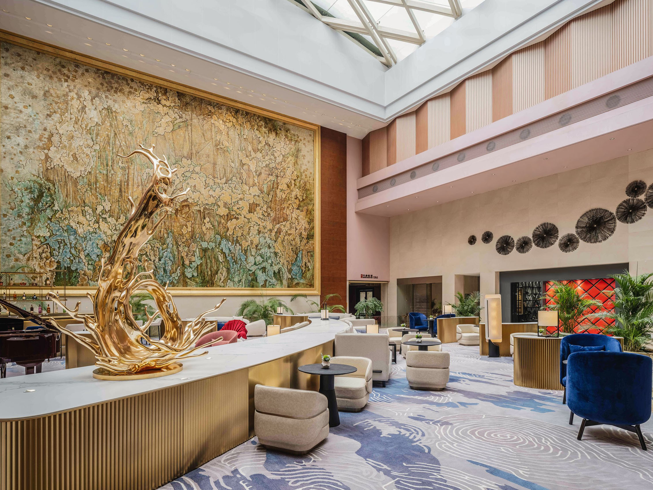 Marco Polo Jinjiang, China. New lobby lounge