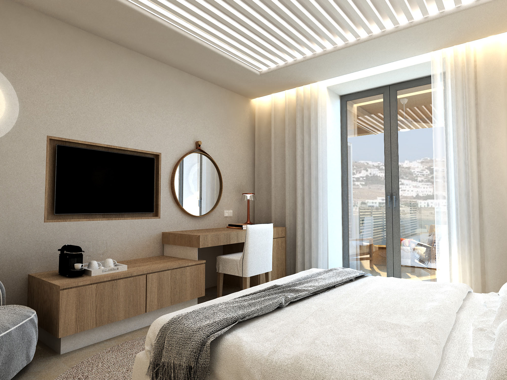 Once in Mykonos. Panoramic Double Sea View with Jacuzzi