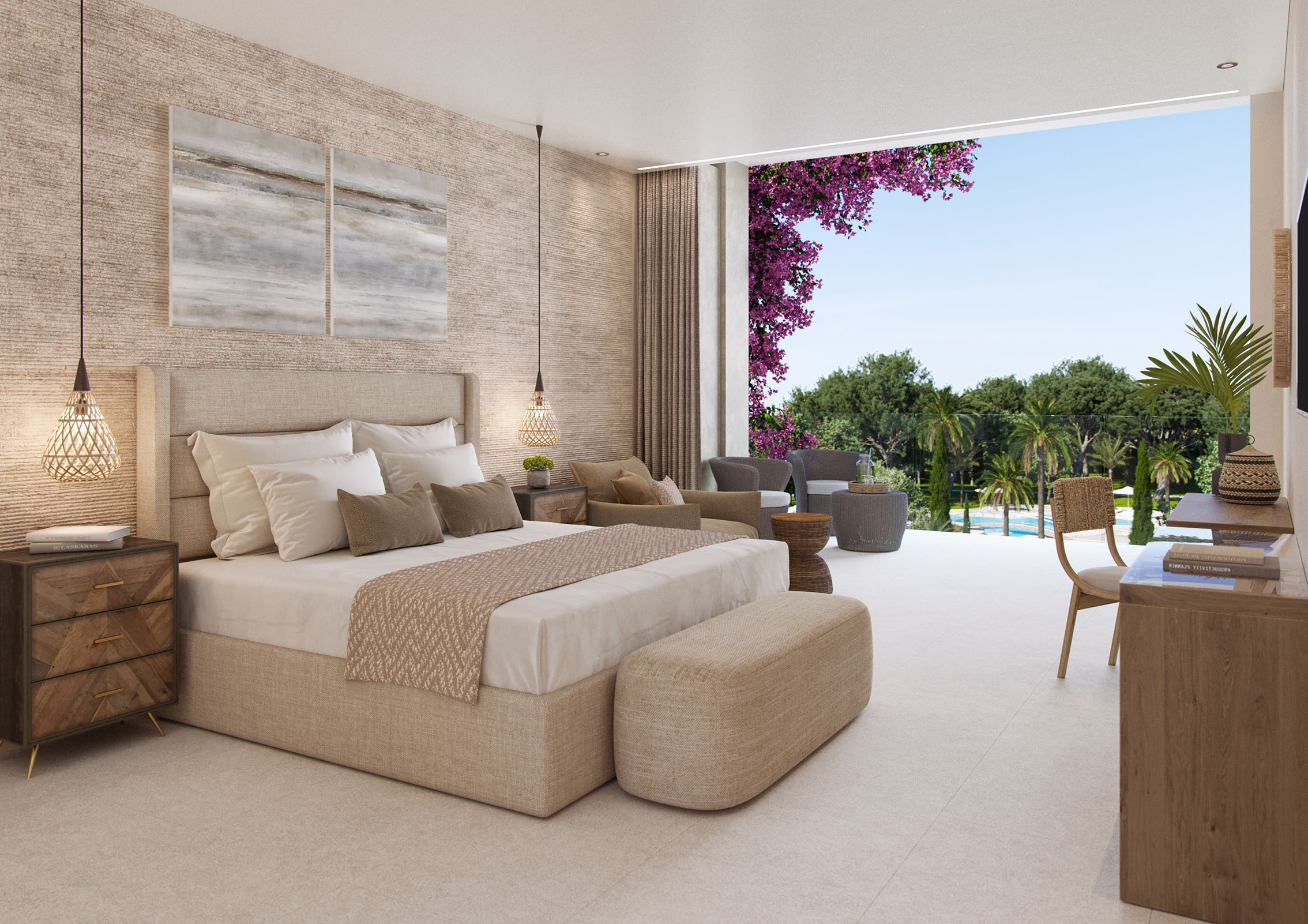 Ikos Odisia, Corfu, Greece. Family Room, Pool View