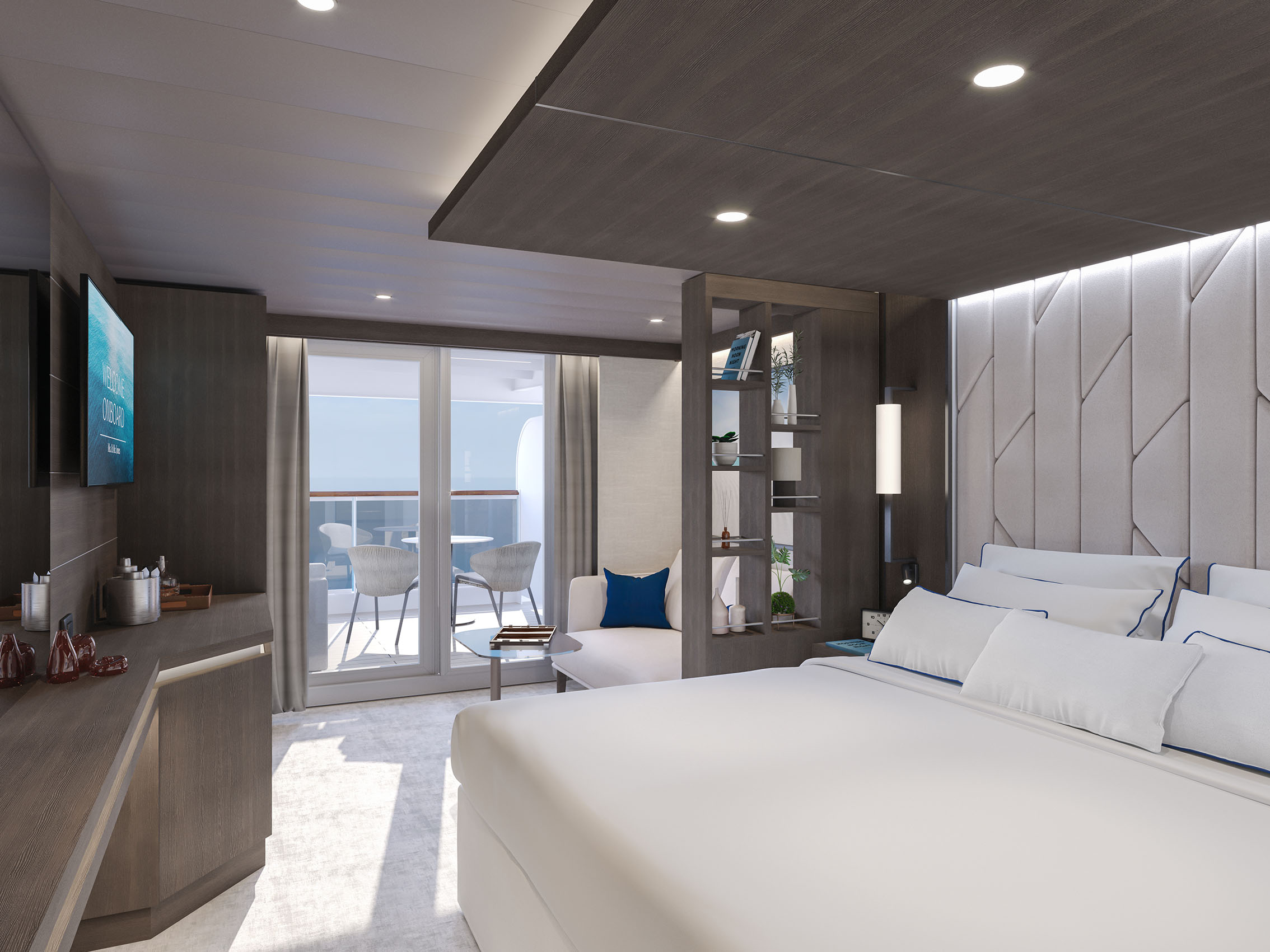 Ocean Grand Terrace Suite onboard EXPLORA I from Explora Journeys