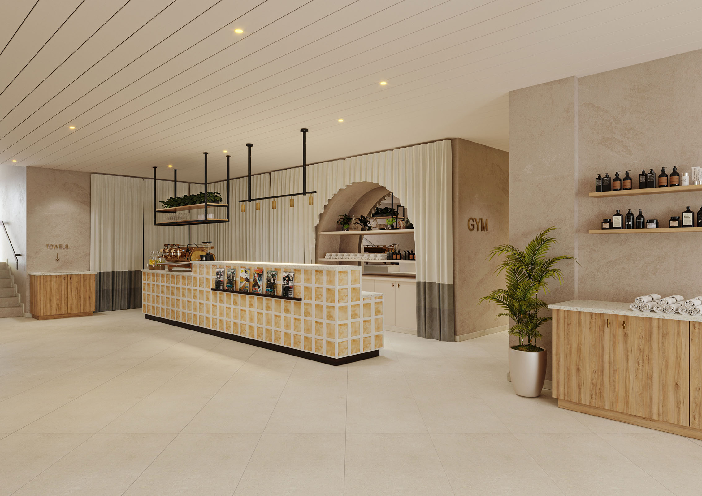 Faern Crans-Montana Valaisia, spa reception