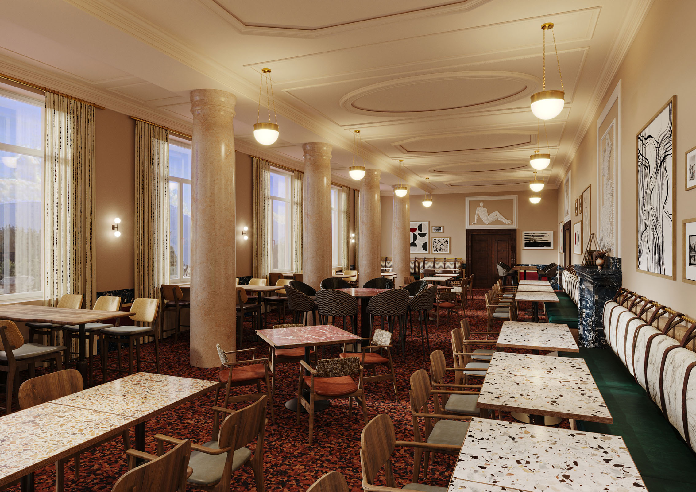 Faern Arosa Altein, restaurant