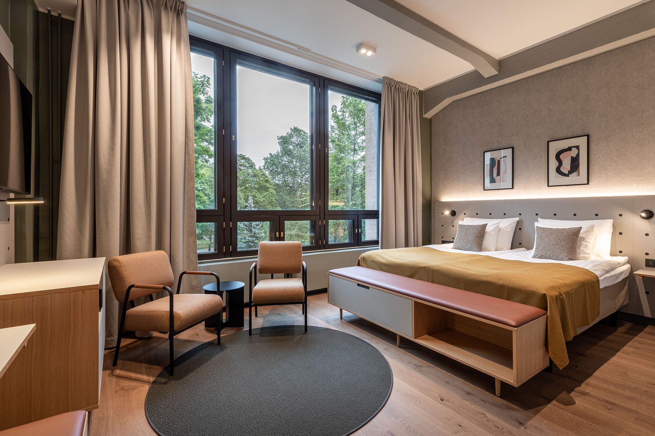 Scandic Helsinki Hub, Helsinki, Finland. Superior Park View room.