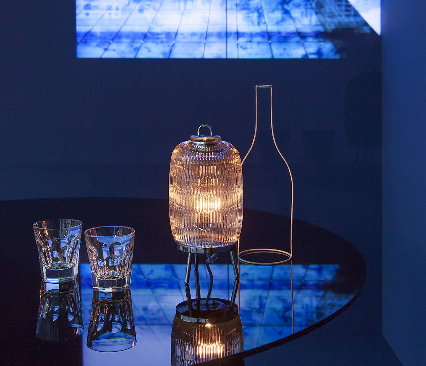 'Celeste' table lamp, Baccarat