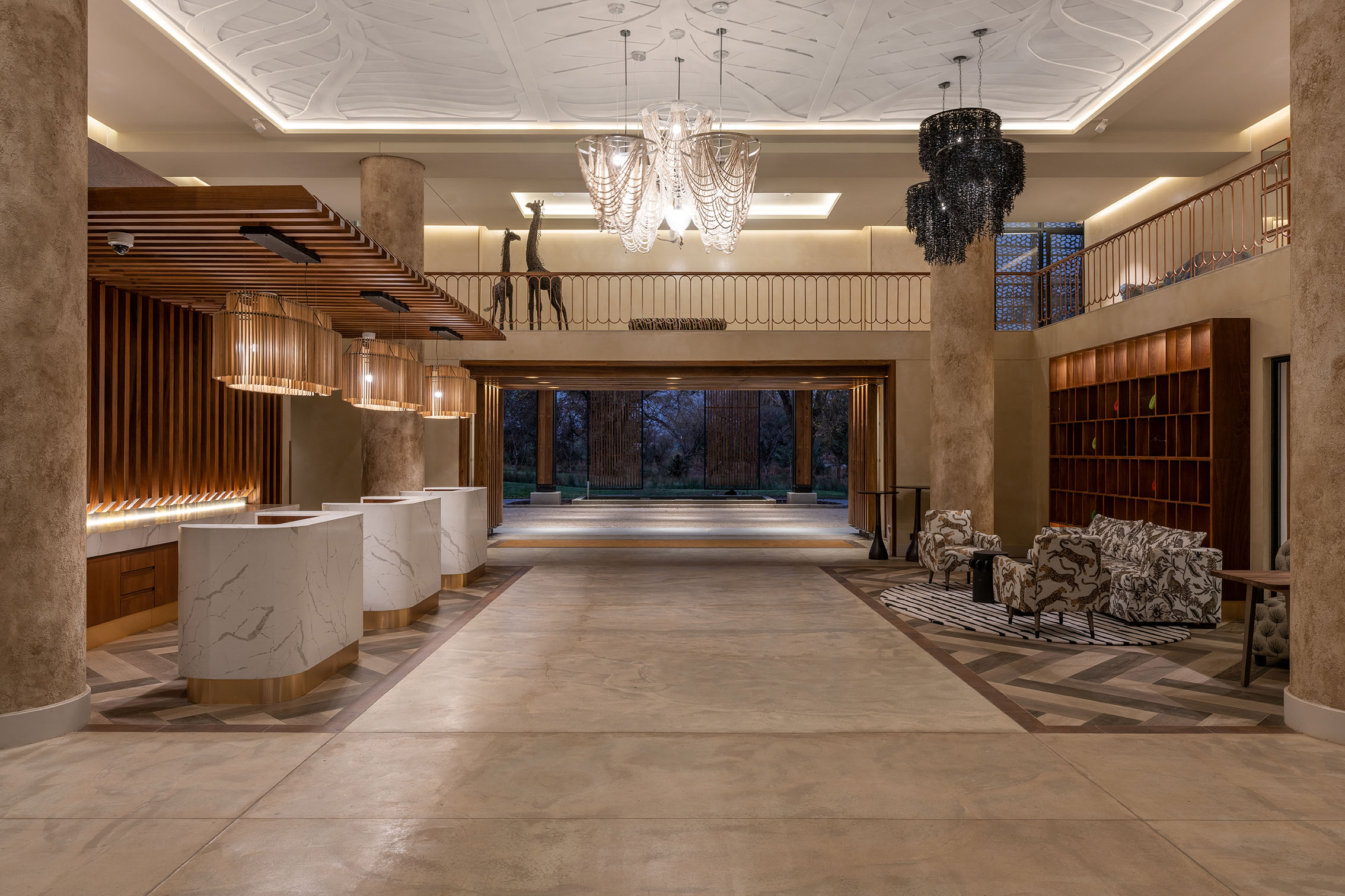 Radisson Blu Mosi-oa-Tunya Livingstone Resort, Zambia. Lobby