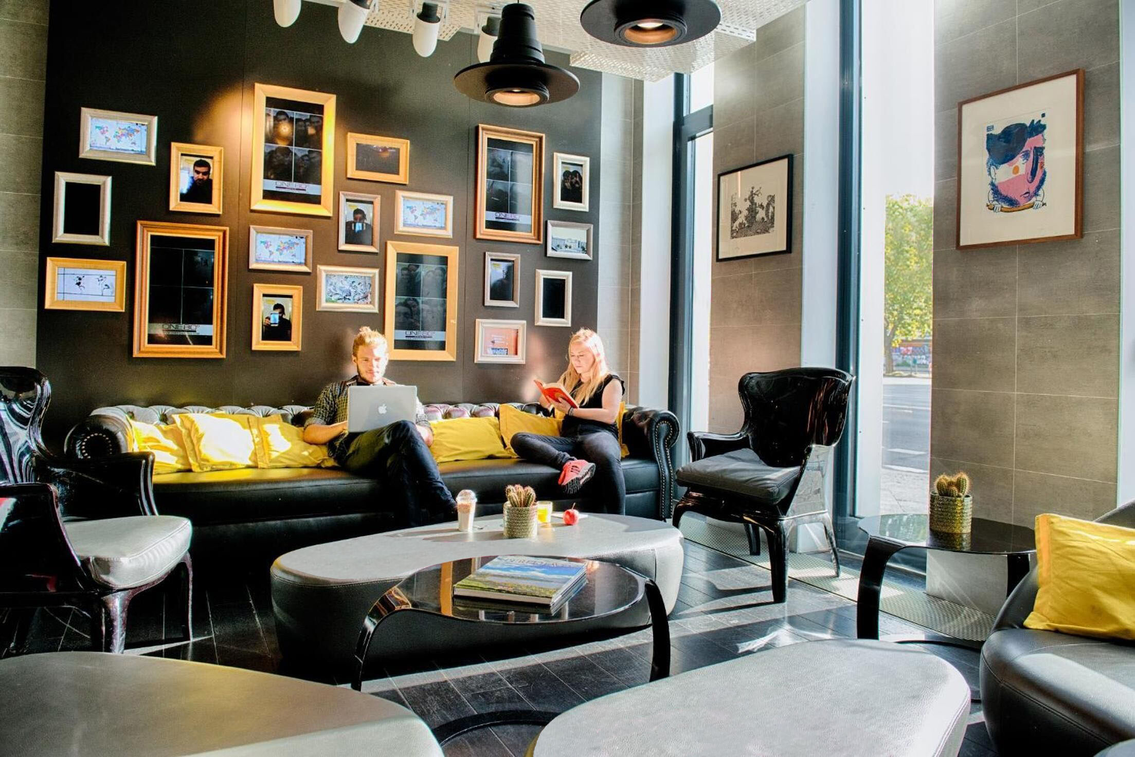 Reception seating area