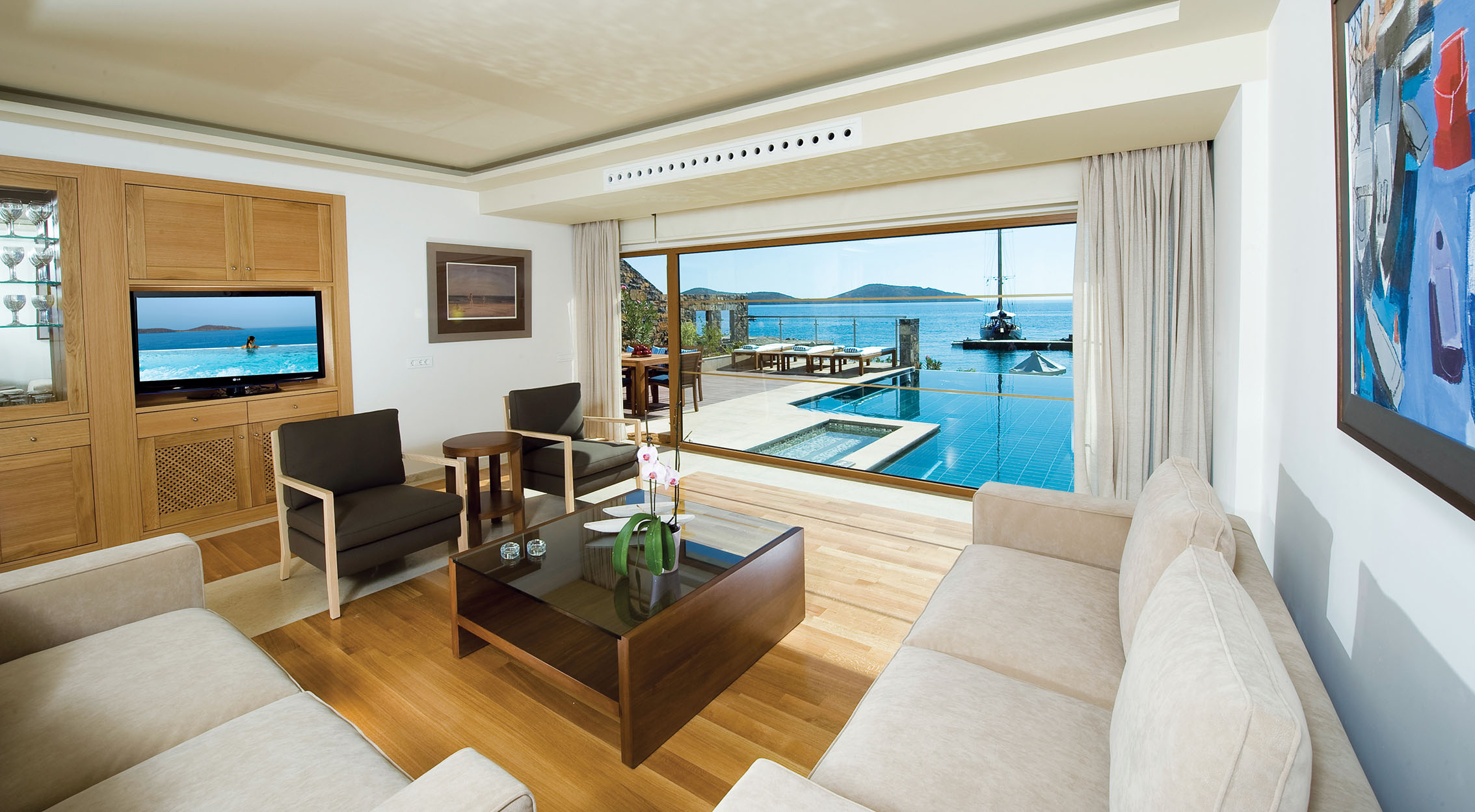 Elounda Peninsula All Suite Hotel, Crete. Living Room