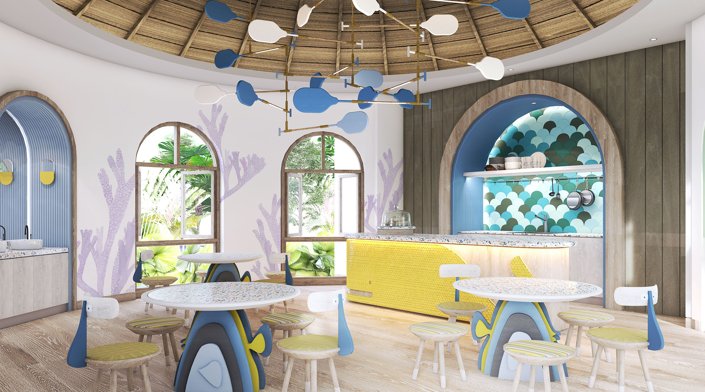 Avani+ Fares, Maldives. Petit Bistro. All hotel images are renderings
