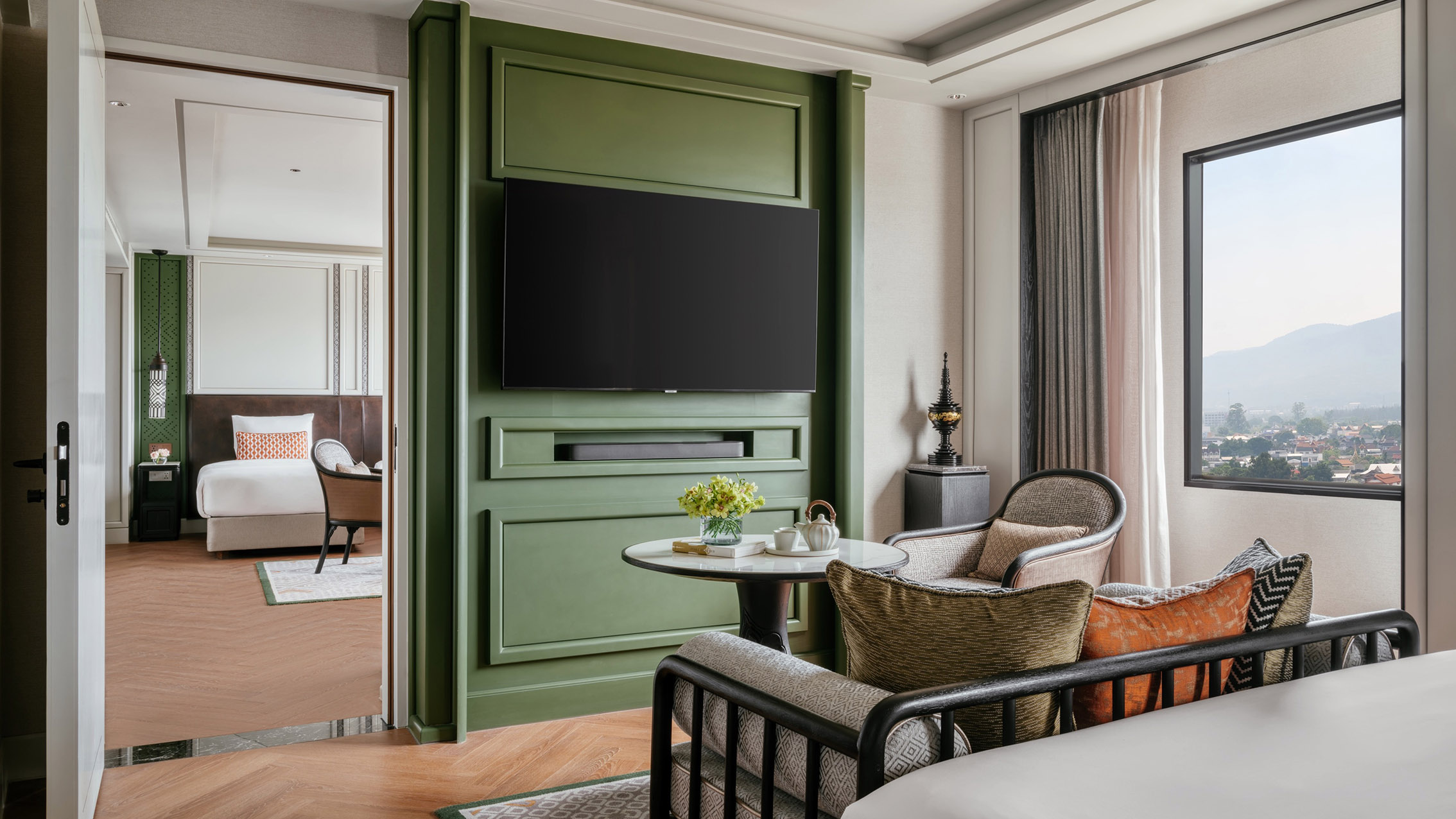 InterContinental Chiang Mai Mae Ping, Thailand. Connecting Room - Mountain View