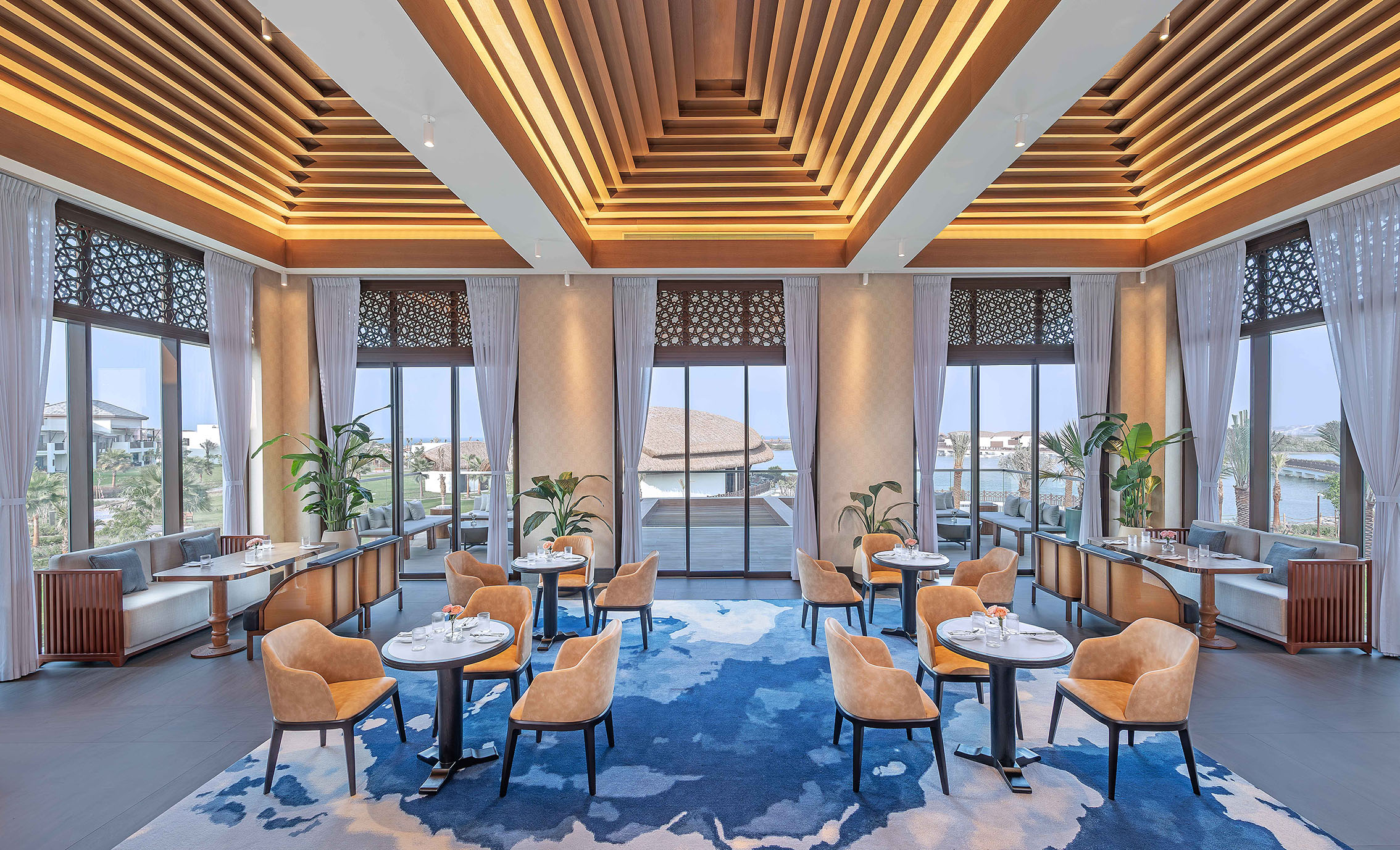 Anantara Mina Al Arab Ras Al Khaimah Resort, UAE. Lobby lounge