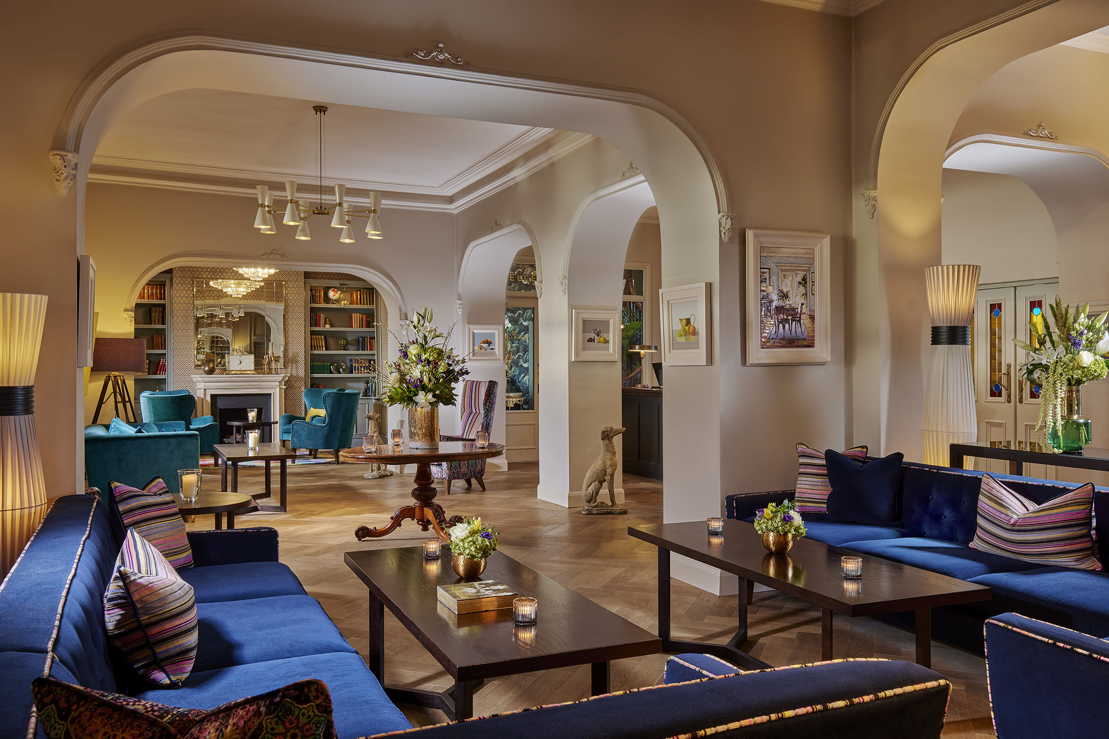 Lounge in The Montenotte Hotel, Cork, Ireland. Image: andrew bradley photography