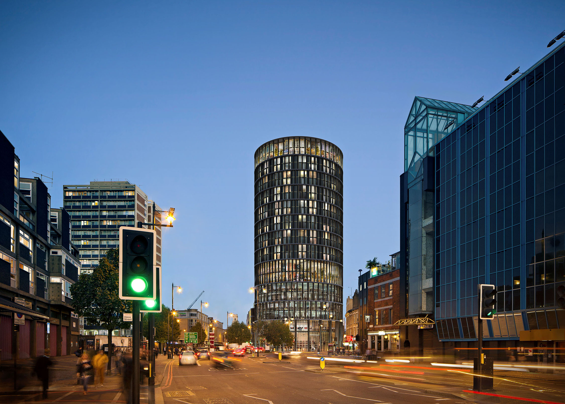 The hotel is located in the heart of bustling Shoreditch