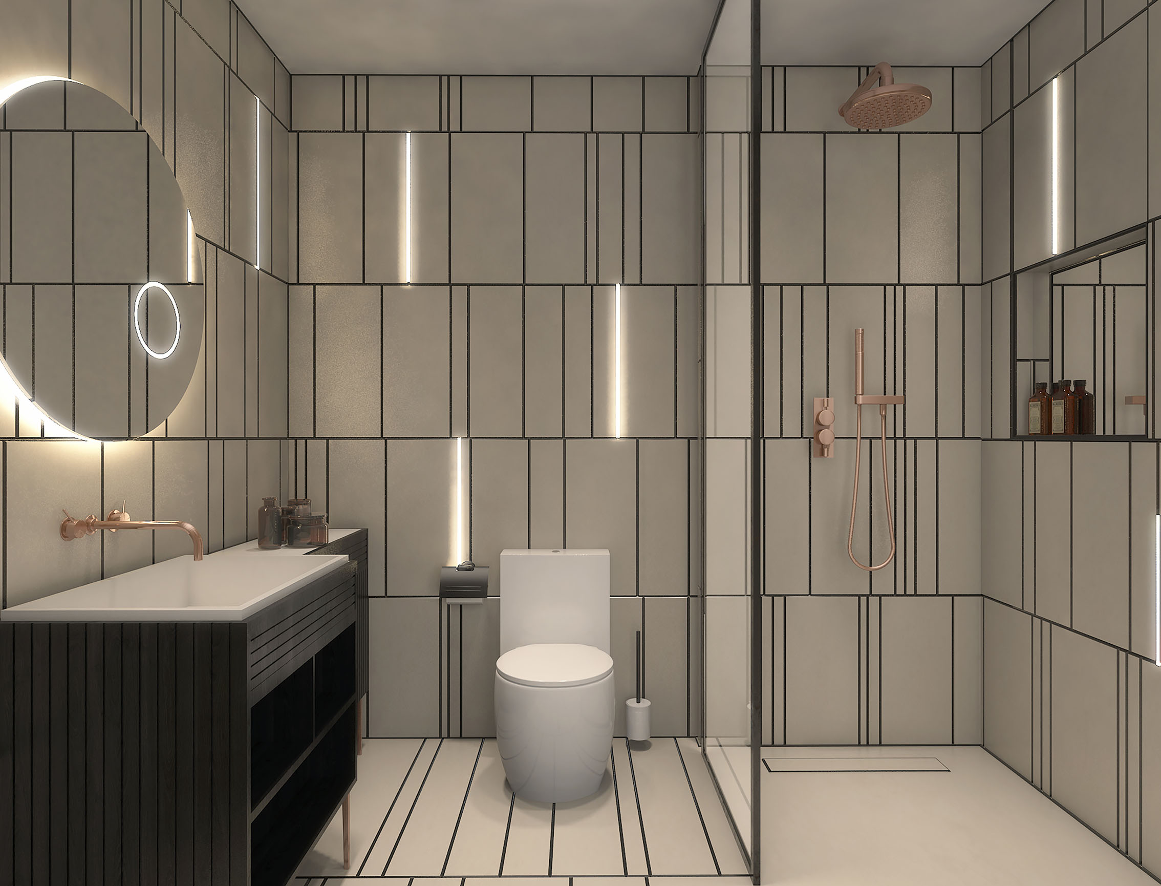 ART & SKY Room - Bathroom