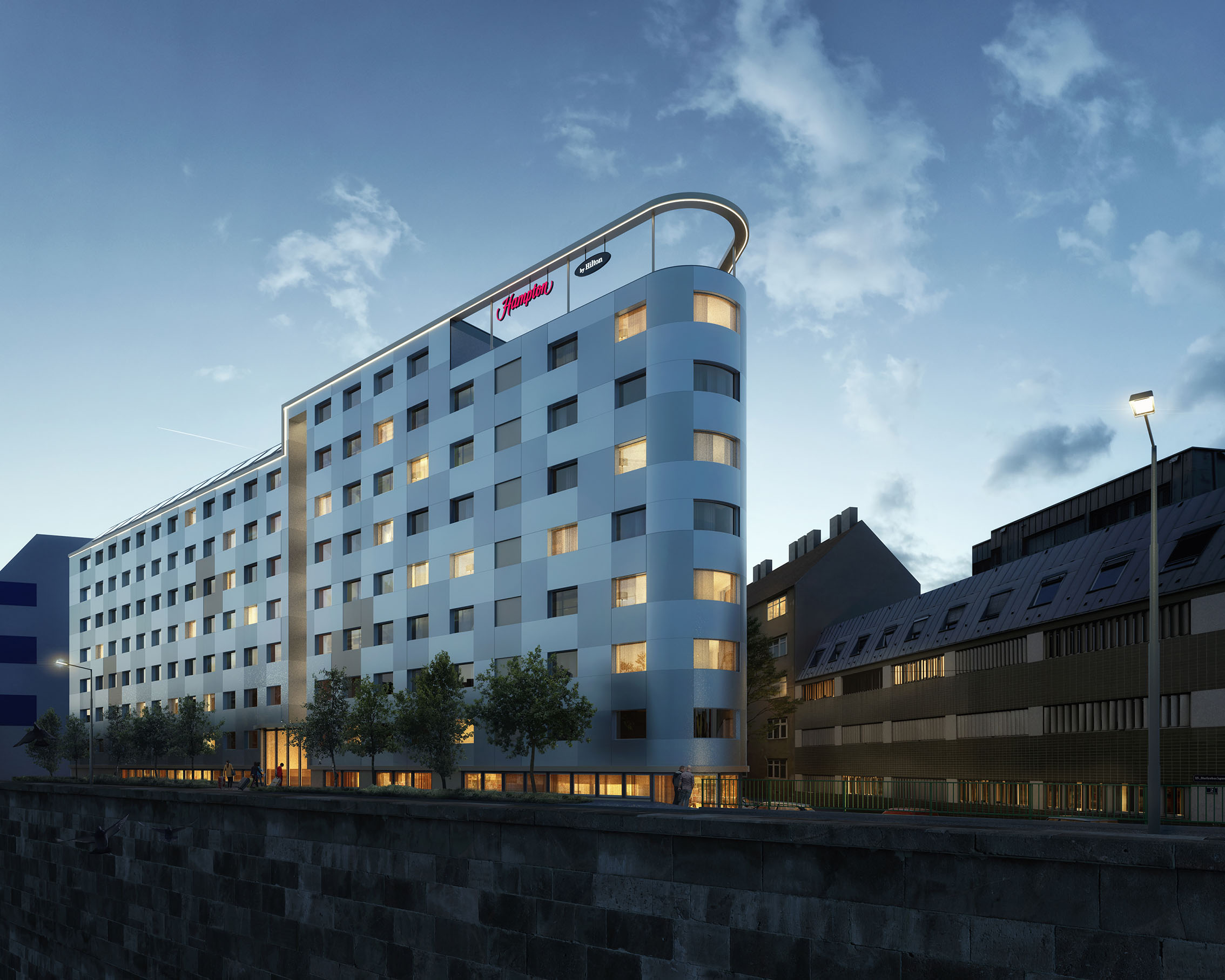 Hampton by Hilton Vienna City West. Image ©expressiv.at
