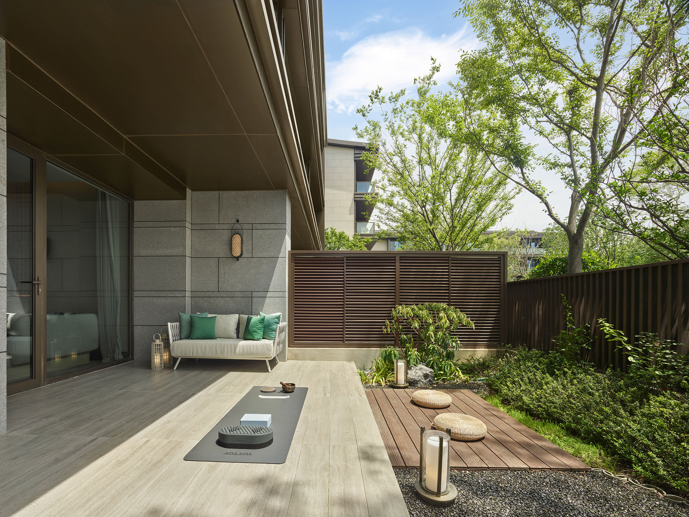 Garrya Yangcheng Lake - Courtyard Wellbeing Room - Courtyard Area