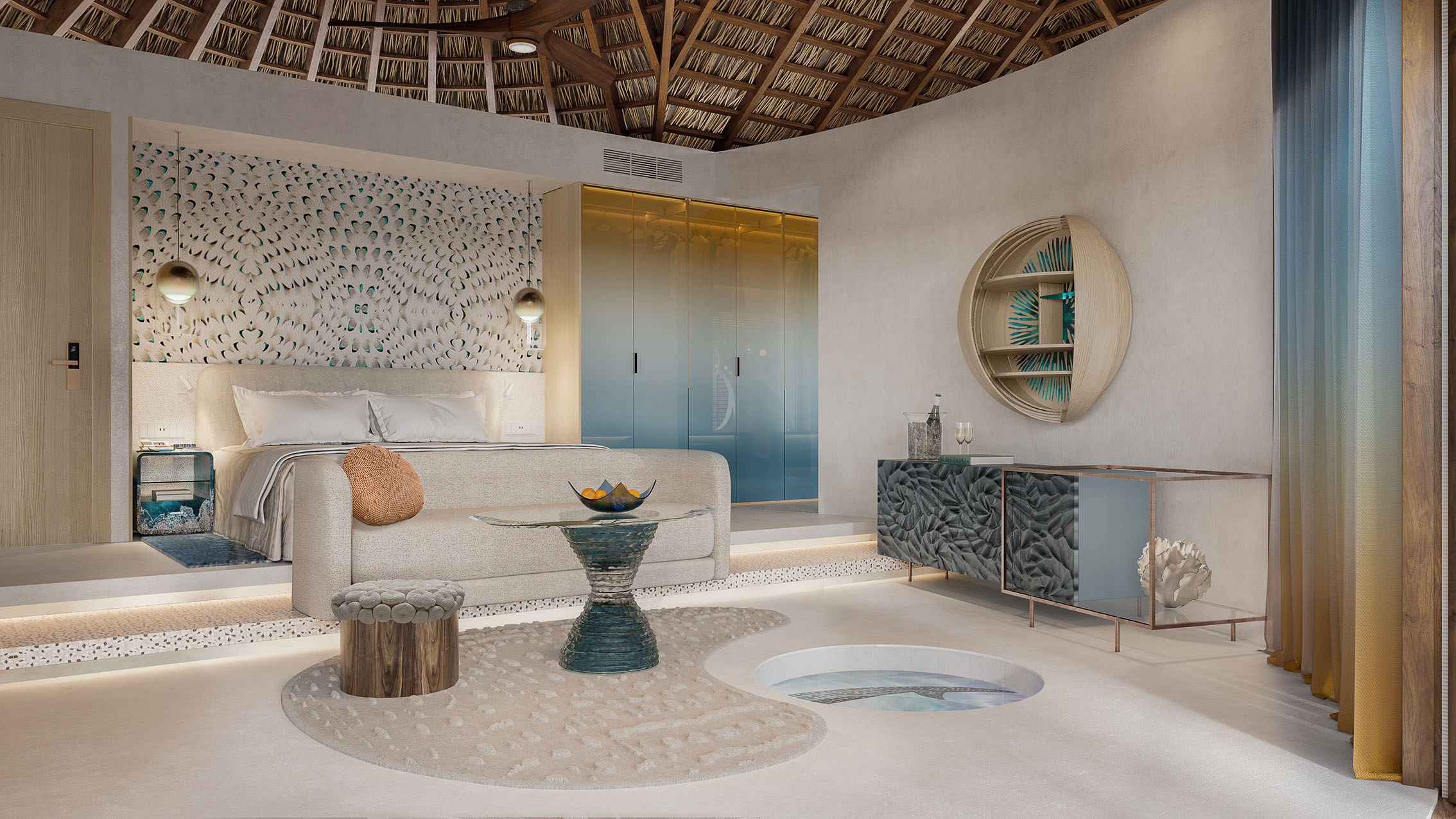 Fabulous Overwater Oasis Interior Day View