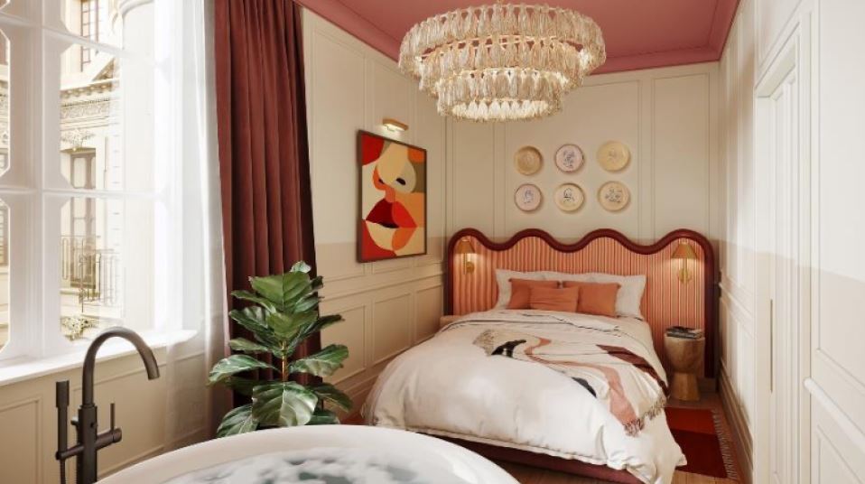 Locke Paris, France. The scope of work includes the Garden and Presidential Suite.