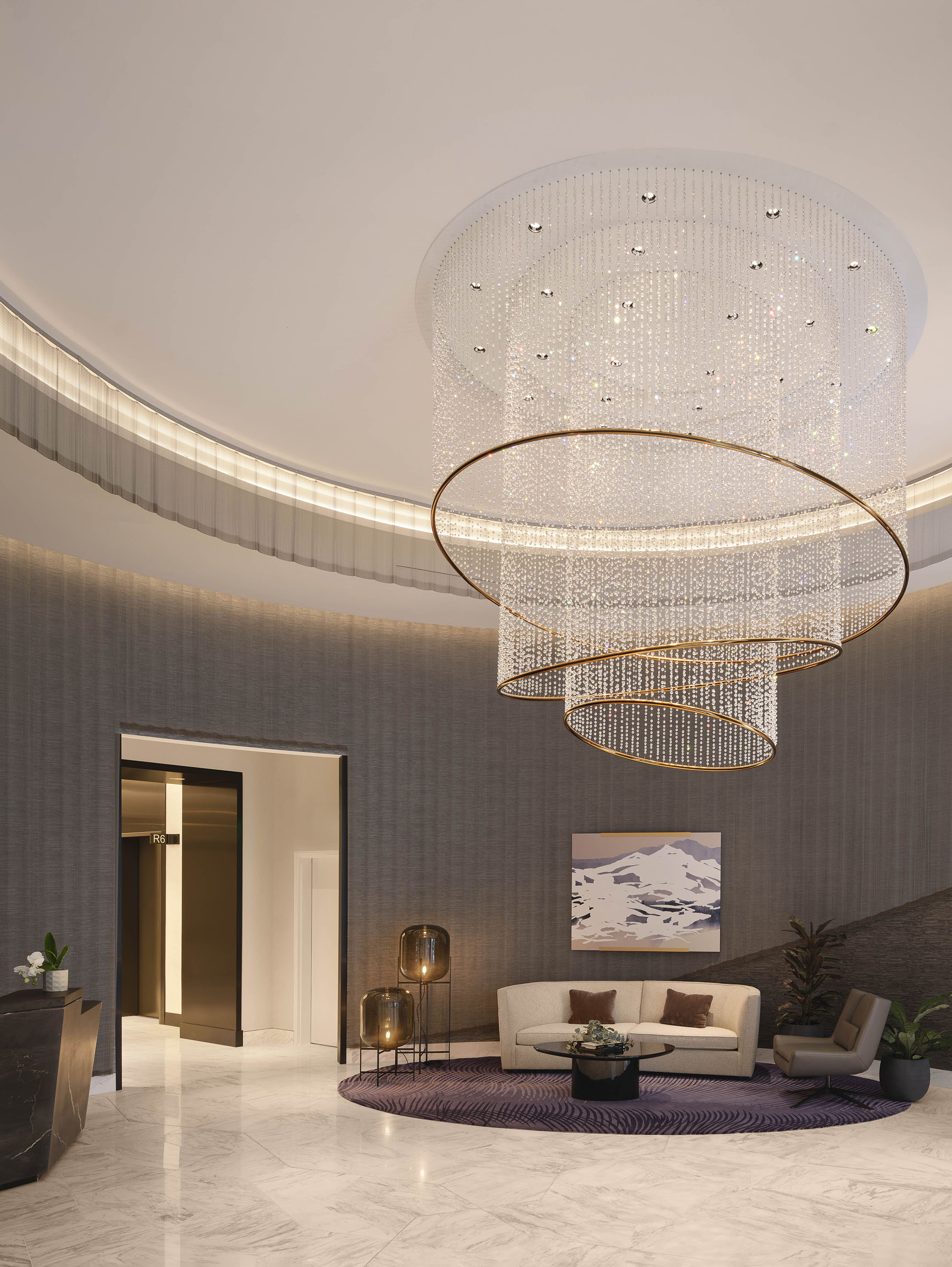 Avenue Bellevue. Estates Lobby, Credit: Will Pryce