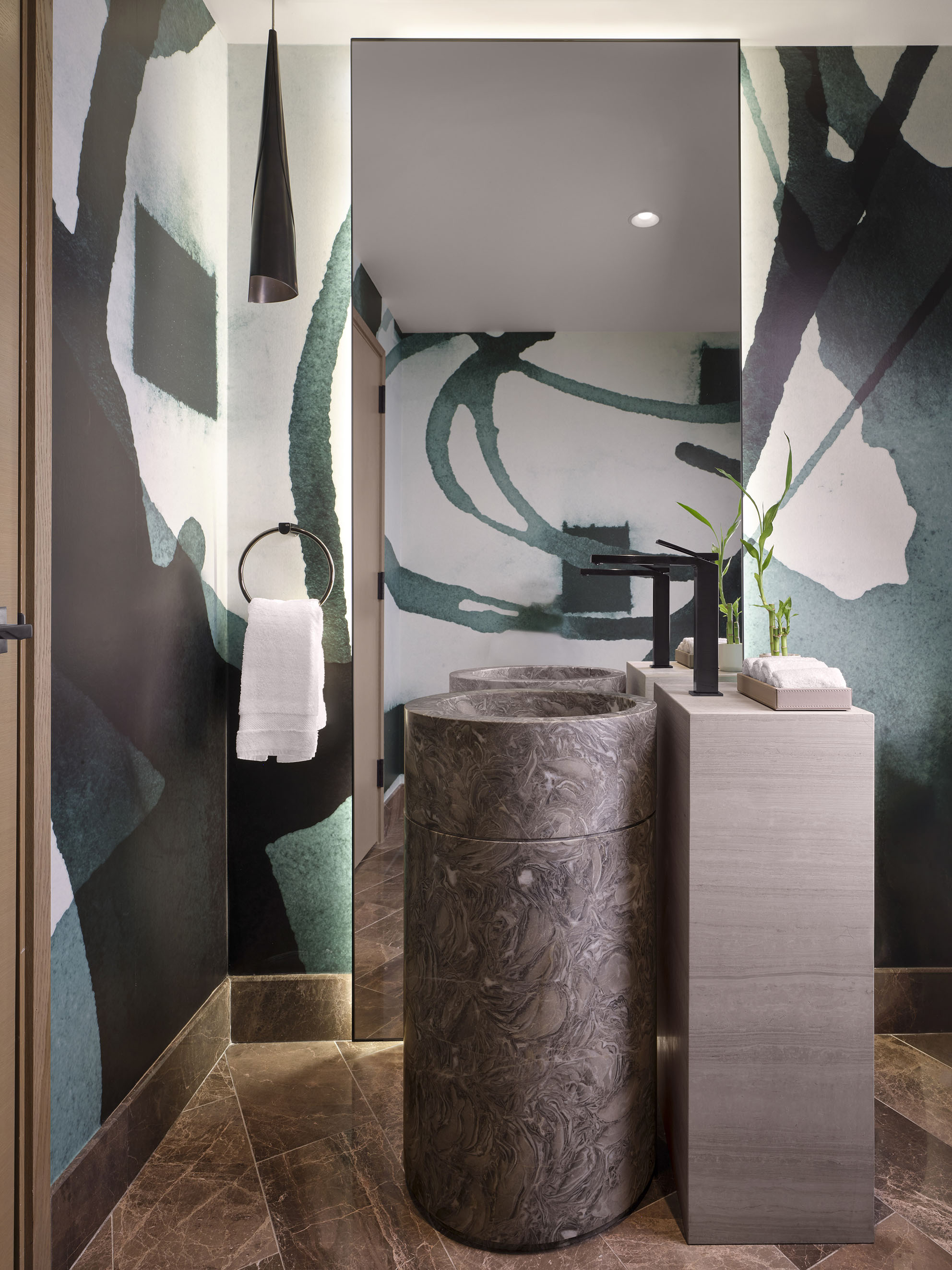 InterContinental Bellevue. Presidential Suite Half Bath. Credit: Will Pryce