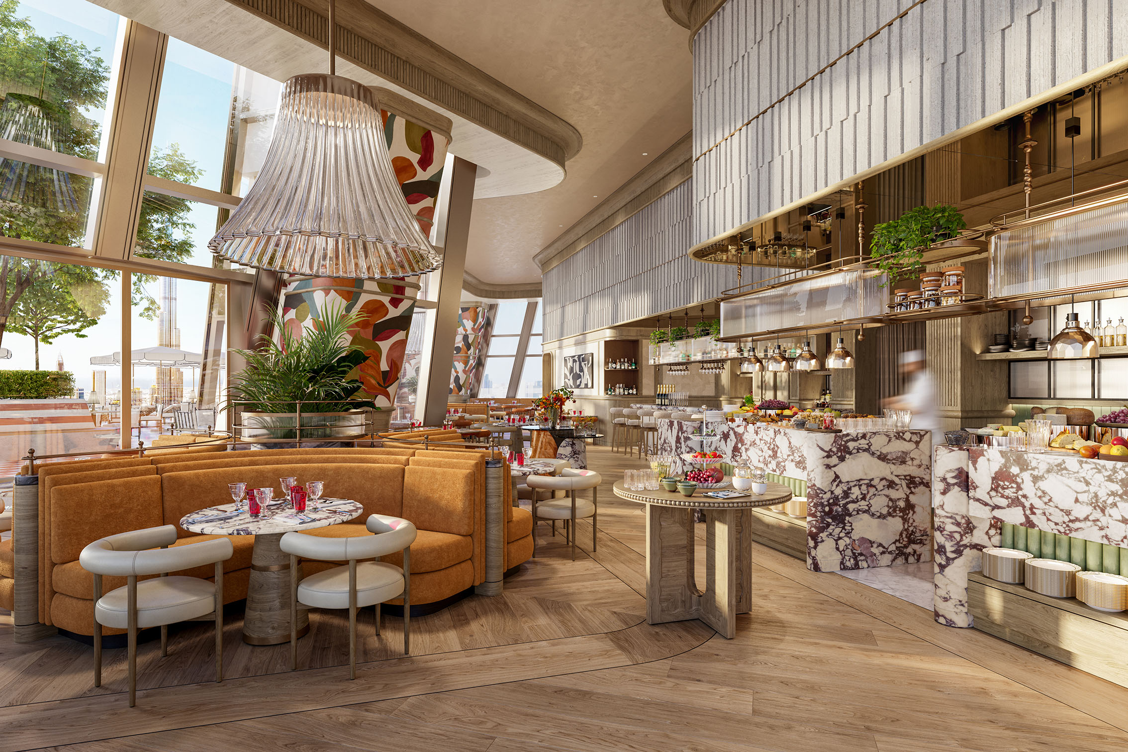 Diners can look forward to world-class food and beverage outlets.