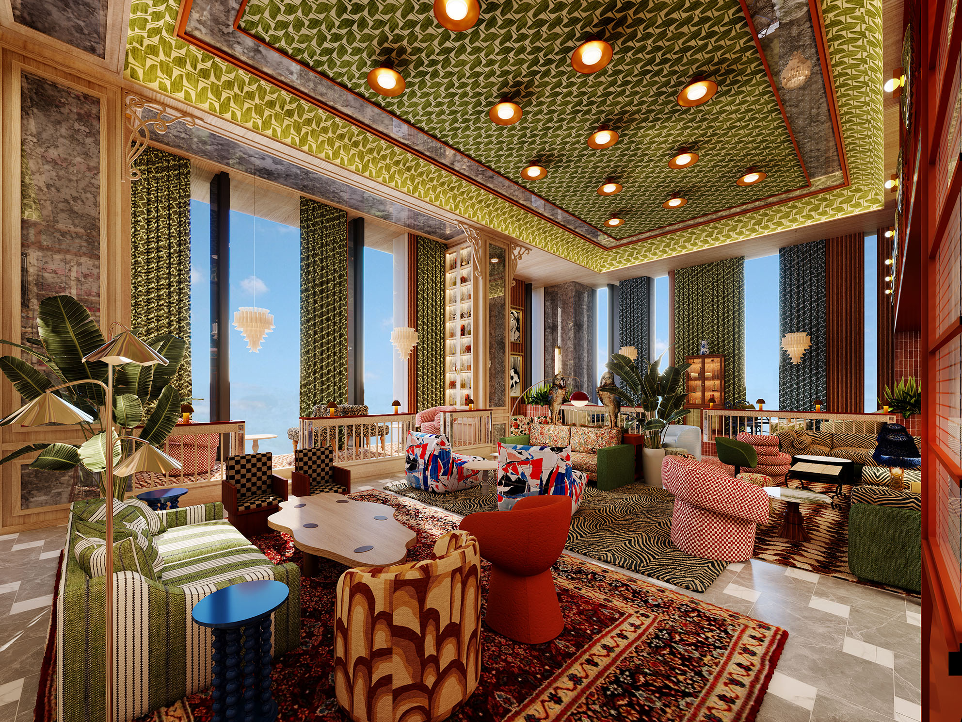 Above and below: Oddbird Bar